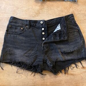 Levi-s Women's Black Shorts